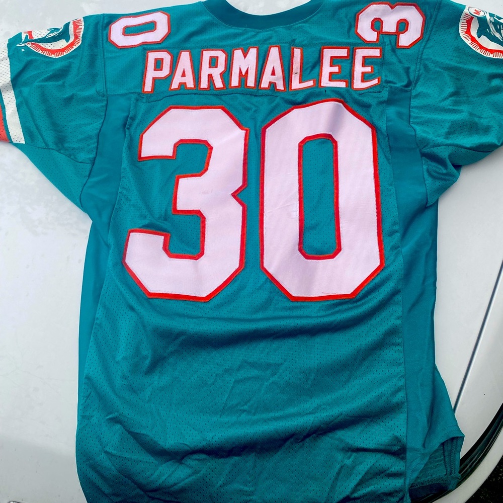 Vintage ‘94 Miami Dolphins Bernie Parmalee Wilson Pro-Line Jersey size 44